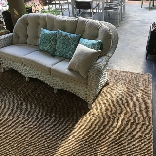 Custom Heavy Ribbed Natural Jute Rug